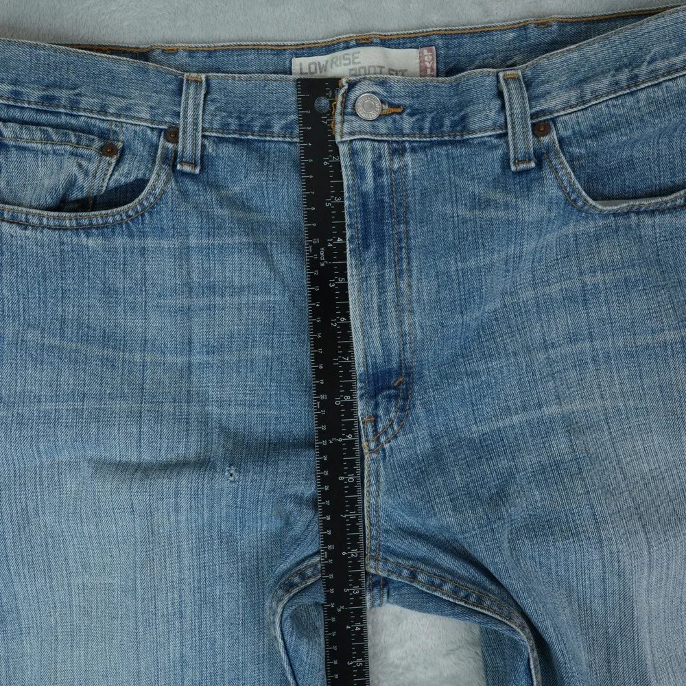 Vintage Levis 527 Low Rise Bootcut Jeans‎ Mens 40x26 Hemmed Y2K Western 2004